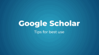 Google Scholar: tips for best use
